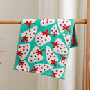 DecorBites™ Kids Cartoon Face Towels - Set of 3 | Cats Print | 100% Cotton | 25*50cm