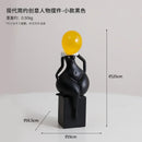 DecorBites™ Abstract Art Female Body Decor Figurines Black White Resin Home Decor