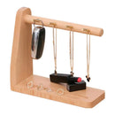 Tabletop Key Holder Rack Entryway Wood Key Stand Key Storage Organizer for Doorway Necklace and Jewelry Organizer for Bedroom