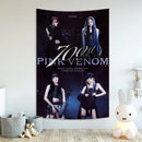 DecorBites™ Kpop Black Pink Girl Group Tapestry Banner Concert Decorative Painting