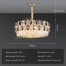 DecorBites™ Crystal Chandelier: Postmodern Living Room Dining Bedroom Lamp, Luxury & Creative