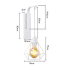 DecorBites™ Industrial LED Wall Sconce Iron Bedside Lamp Retro Loft Indoor Lighting