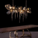 DecorBites™ Crystal Duplex Chandelier: Modern Artistic Living Room Lighting