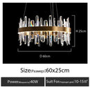 DecorBites™ K9 Luxury Pendant Chandelier, LED Indoor Lighting for Kitchen, Living Room, Bedroom