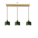 DecorBites™ Green Glass LED Pendant Lights for Indoor Lighting in Home, Living Room, Bar & Coffee