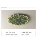 DecorBites™ Lotus Leaf Design LED Ceiling Lamp: Smart Chandelier Light for Home Décor