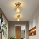 DecorBites™ Gold Iron Cage Ceiling Light Modern Nordic Decor Retro Loft Fixture E27