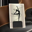 Abstract Figure Luminous Canvas Painting Wall Lamps by DecorBites™