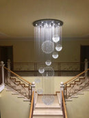 DecorBites™ Crystal Ball Chandelier 80x300cm: Modern Design for Stunning Room Decor.