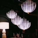 DecorBites™ Geometric Iron Chandelier | Nordic Loft Pendant Light Fixture