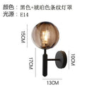 DecorBites™ Glass Ball LED Wall Lamp Modern Bedroom Beside Light Fixture