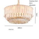 DecorBites™ Crystal Feather Ceiling Pendant Lights for Luxury Home Decor & Living Room