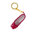 F42F Elegant Pointe Shoes Keyring Mini Ballet Accessories Ballet Shoe Keychains Alloy Material for Bag or Keys