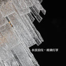DecorBites™ Crystal Chandelier: Postmodern LED Pendant Light for Home Decor