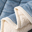 DecorBites™ Cozy Coral Fleece Double Blanket for Beds - Super Soft Plush Quilt