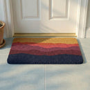 Shades of Dawn Doormat (18" x 30" Thick) Handwoven, Durable