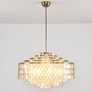 Teardrops Tiered Shell Pendant Light