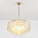 Teardrops Tiered Shell Pendant Light