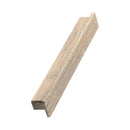 Untreated Oak Wood "Shelter" Drawer Pulls