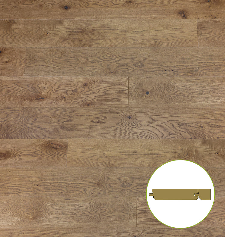 Woodland Treasures 5/8 in. x 7.5 in. x 95.5 in. Long Plank Engineered Hardwood Flooring