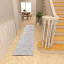 Premium Hand-Tufted Rug Made of 100% Wool  - Shiraz Grid - 2x6 Feet