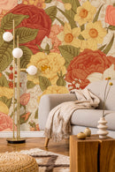 Fashionable Vintage Roses Wallpaper Vogue