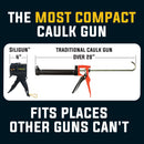 SILIGUN™ Classic Compact 4" Caulking Gun - Nozzle Kit