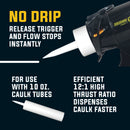 SILIGUN™ Classic Compact 4" Caulking Gun - Nozzle Kit