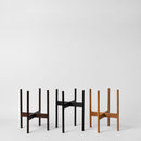 Rounded Hardwood Plant Stand