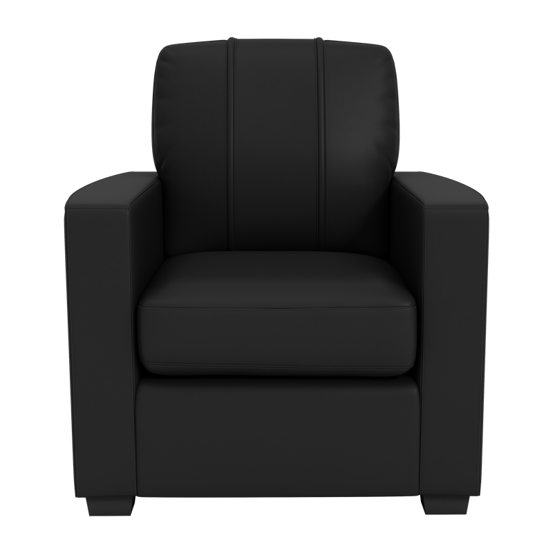 Silver Club Chair with Baltimore Ravens Secondary Logo