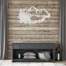 Maroon Bells Peak Metal Wall Art – Colorado Aspen Scenic Mountain Wall Decor