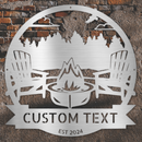 Custom Metal Wall Art - Personalized Lake House Sign