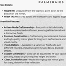 Antique Brass Arch Mirror