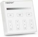 MiBoxer RGB/RGBW Wall Mounted Smart Panel Wireless Remote 4 Zones 2.4G RF Compatible with Miboxer WL5, FUT039, FUT045, FUT039W, FUT039S, LS2 Controllers