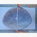 Sirius Gray Marble Above Vanity Designer Bathroom Designer Sink Honed (W)22" (D)18" (H)5.5" width measure view
