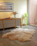 Six Piece Sheepskin Area Rug