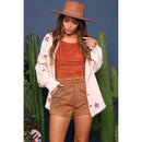 [Sizes S-M] Fringe Suede Shorts in Camel | Cowgirl Western Attire