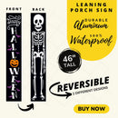 Skeleton Halloween Porch Sign