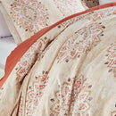 Damask Pattern Printed Duvet Cover Set