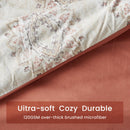 Damask Pattern Printed Duvet Cover Set