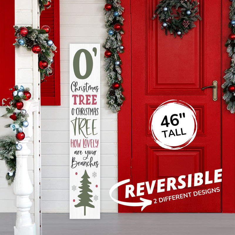 Sleigh Rides Christmas Porch Sign