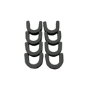 TRAPSKI LowPro 4 L Ski and Snowboard Rack Insert for Rooftop Cargo Box | High Quality Marine Grade HDPE Plastic | Premium Strap Included | 3 Year Warranty | Made in the USA | Veteran Owned Business