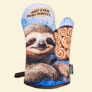 Sloth Just A Few More Minutes Oven Mitts And Potholder Set