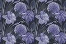 Fashionable Dark Floral Contemporary Wallpaper