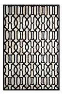 SMALL TRELLIS – Geometric Patagonian Cowhide Rug