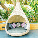 Outdoor Pillow - Shibori Indigo