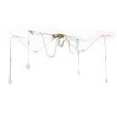 Snaps Alabaster LED Chandelier