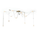 Snaps Alabaster LED Chandelier
