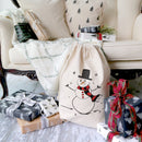 Snowman Christmas Santa Sack
