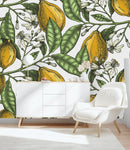 Voguish Lemons Wallpaper Tasteful